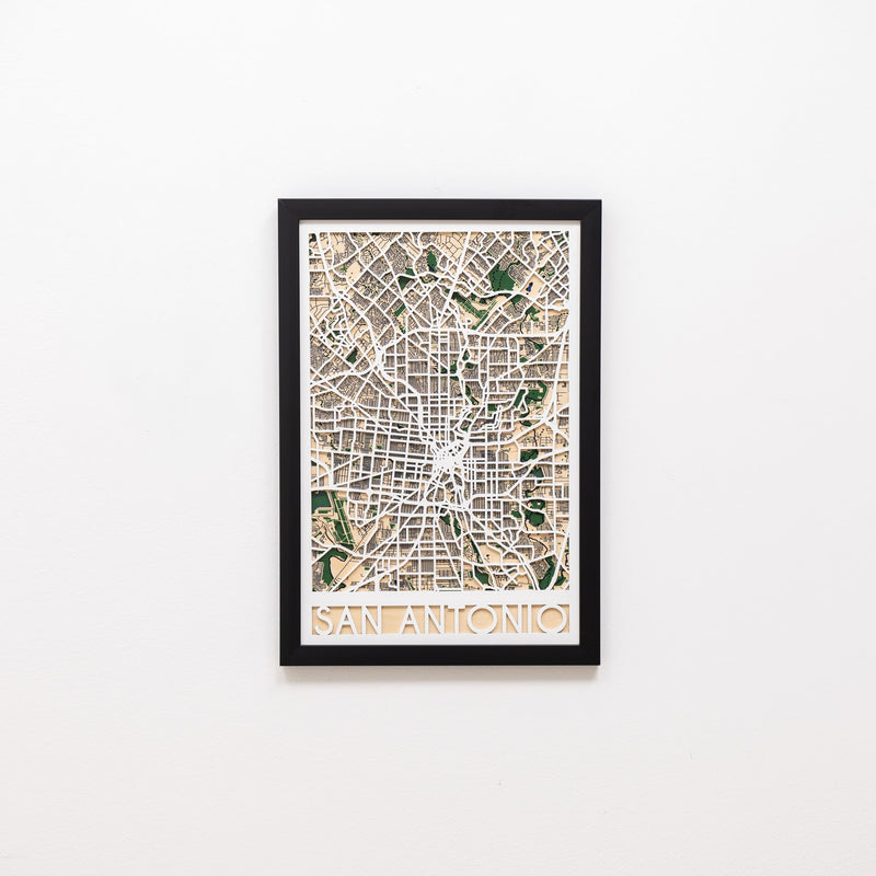 3D City Map  San Antonio