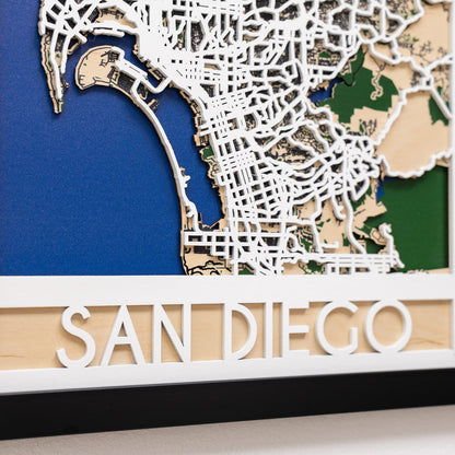 3D City Map  San Diego