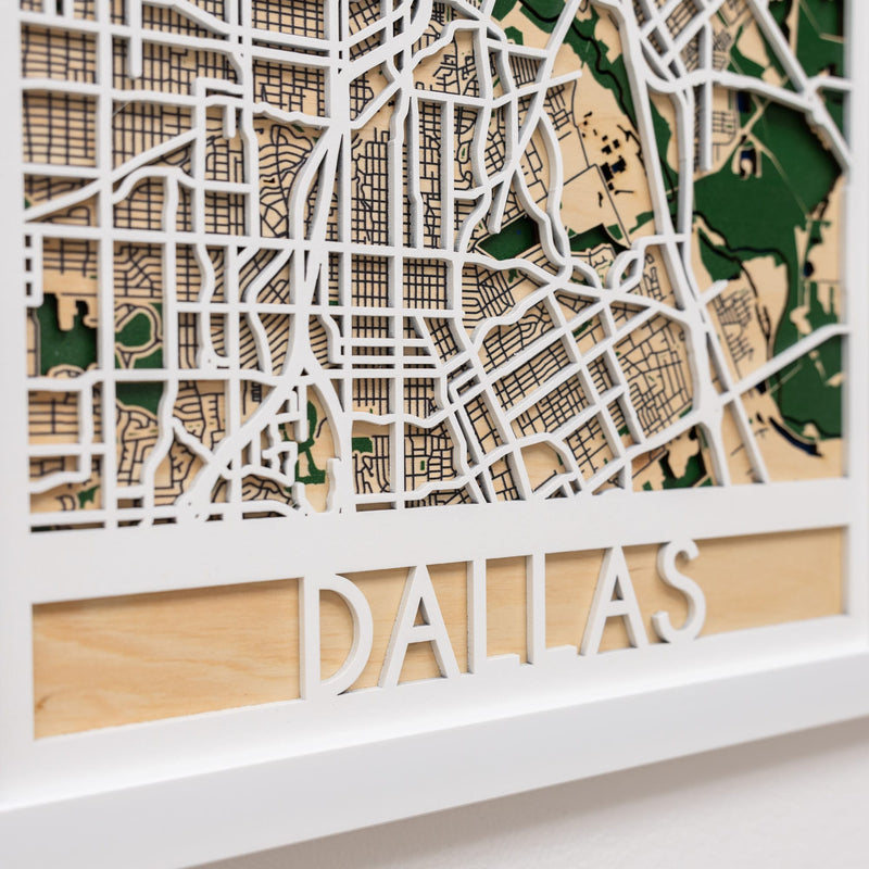 3D City Map  Dallas