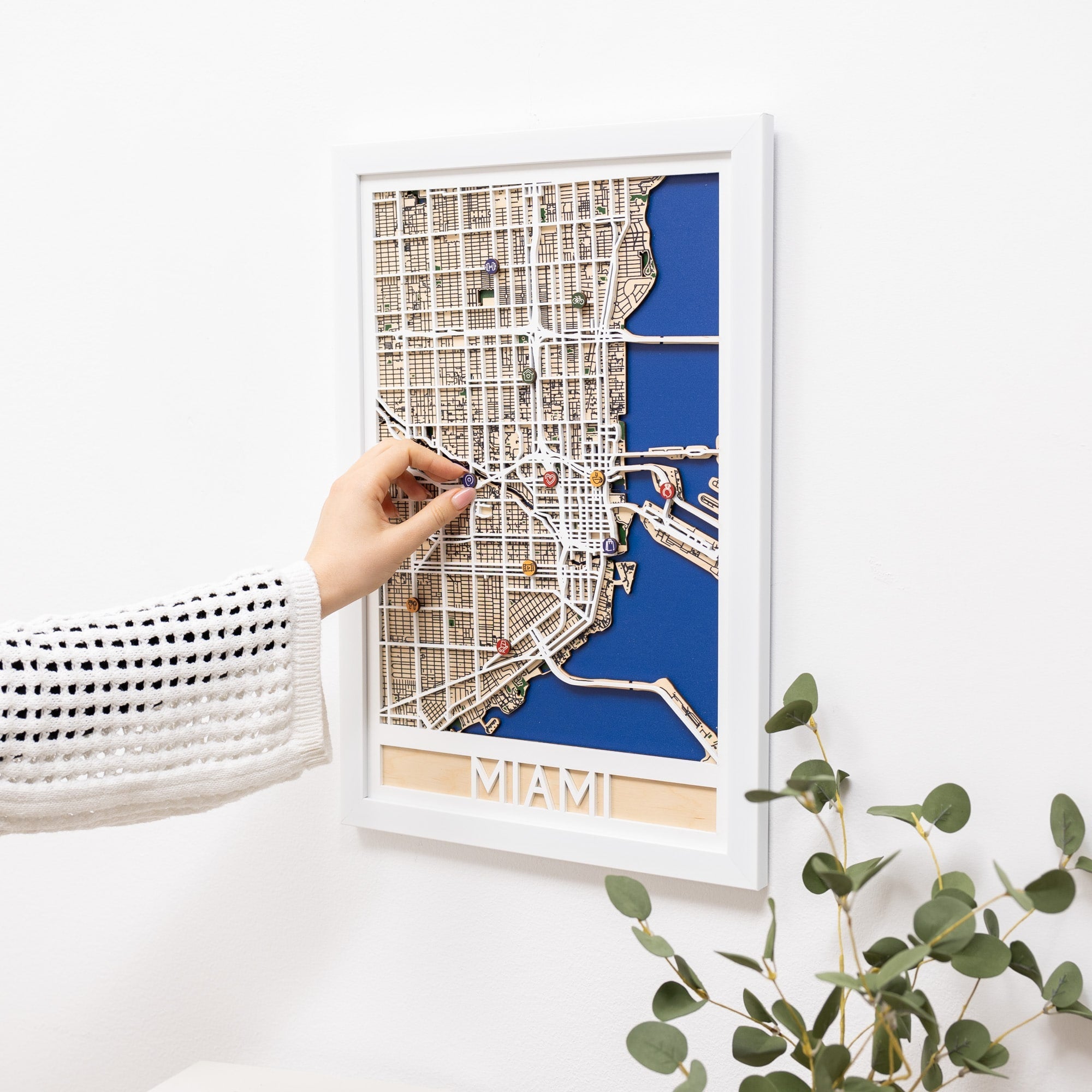 3D City Map  Miami