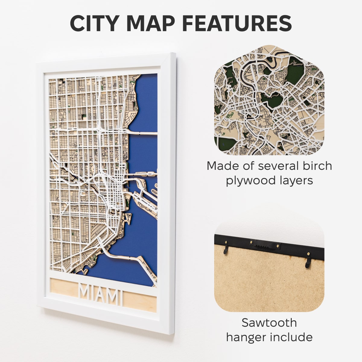 3D City Map  Miami