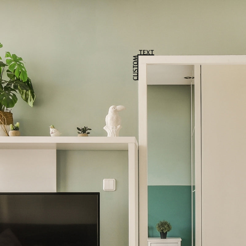 Wooden Corner Quote Personalization