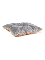 cat shelf pillow in grey color