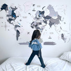 wooden wall 3D map