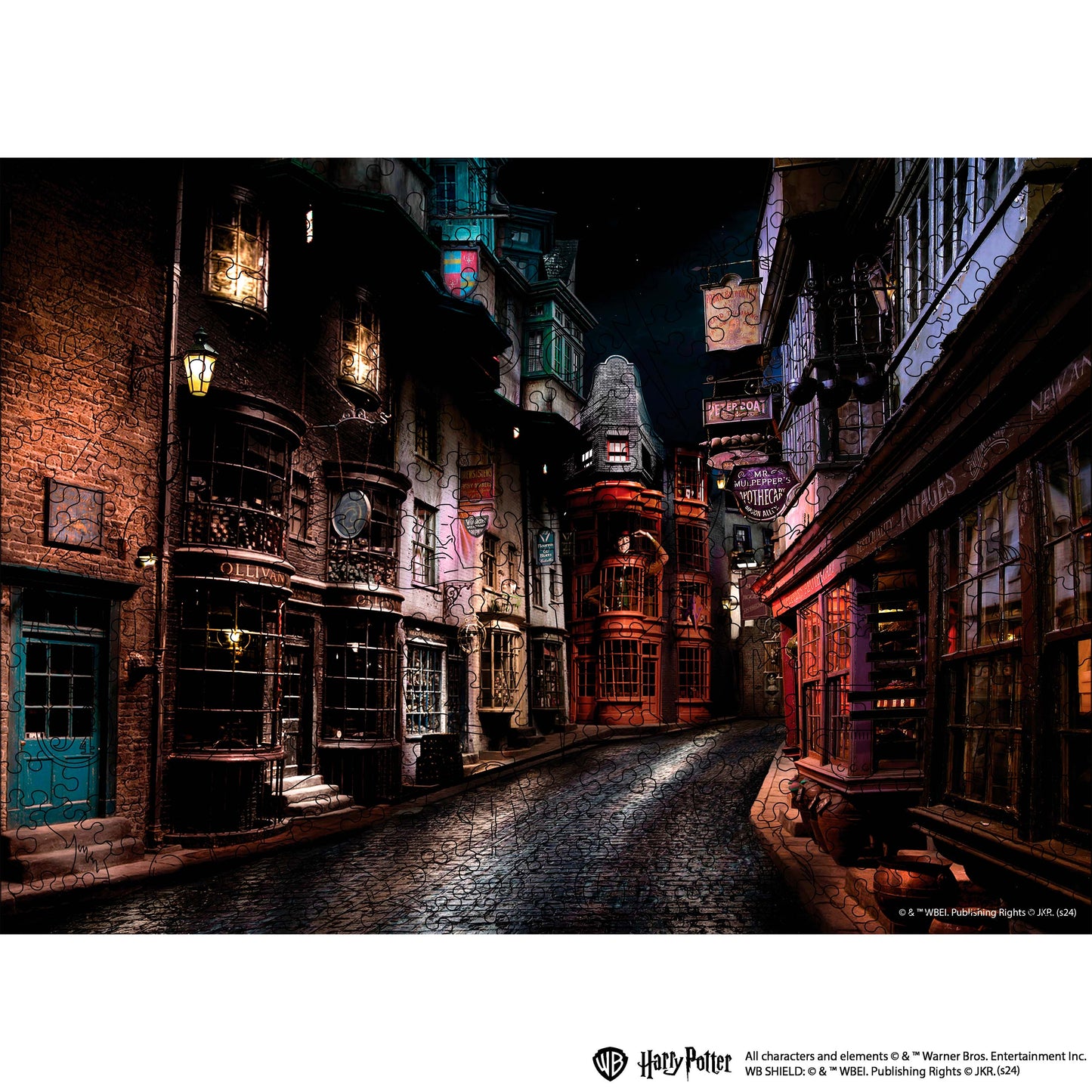 Wooden jigsaw puzzle Harry Potter Diagon Alley™
