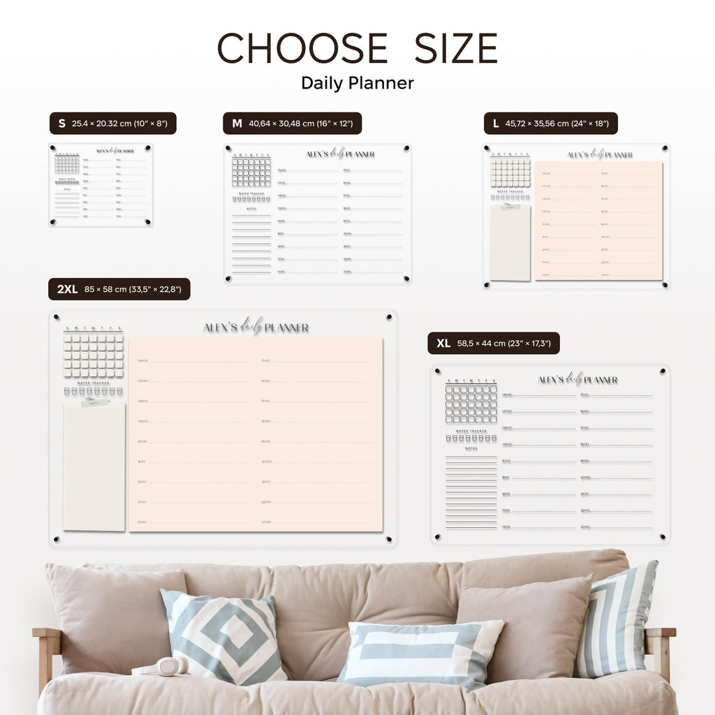 Acrylic Wall Daily Planner