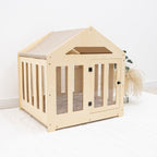 Dog House with a Fabric Roof - Light