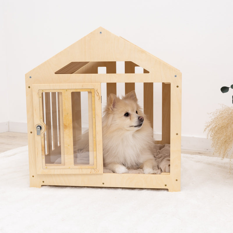 Dog House with a Fabric Roof - Light