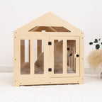 Dog House with a Fabric Roof - Light