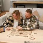 Wooden jigsaw puzzle Harry Potter™ Marauder’s Map