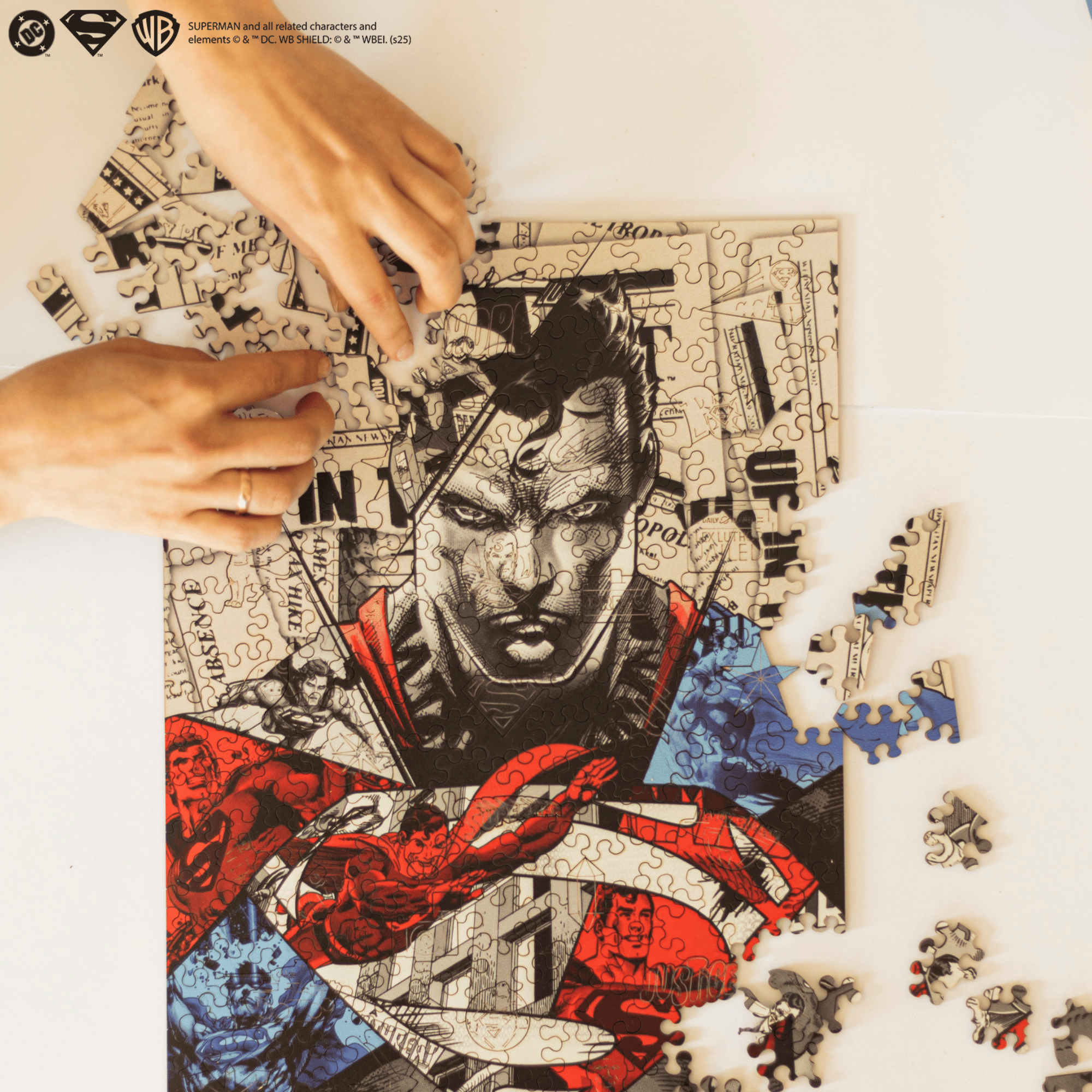 Wooden jigsaw puzzle DC Superman™ – Heroic Legacy