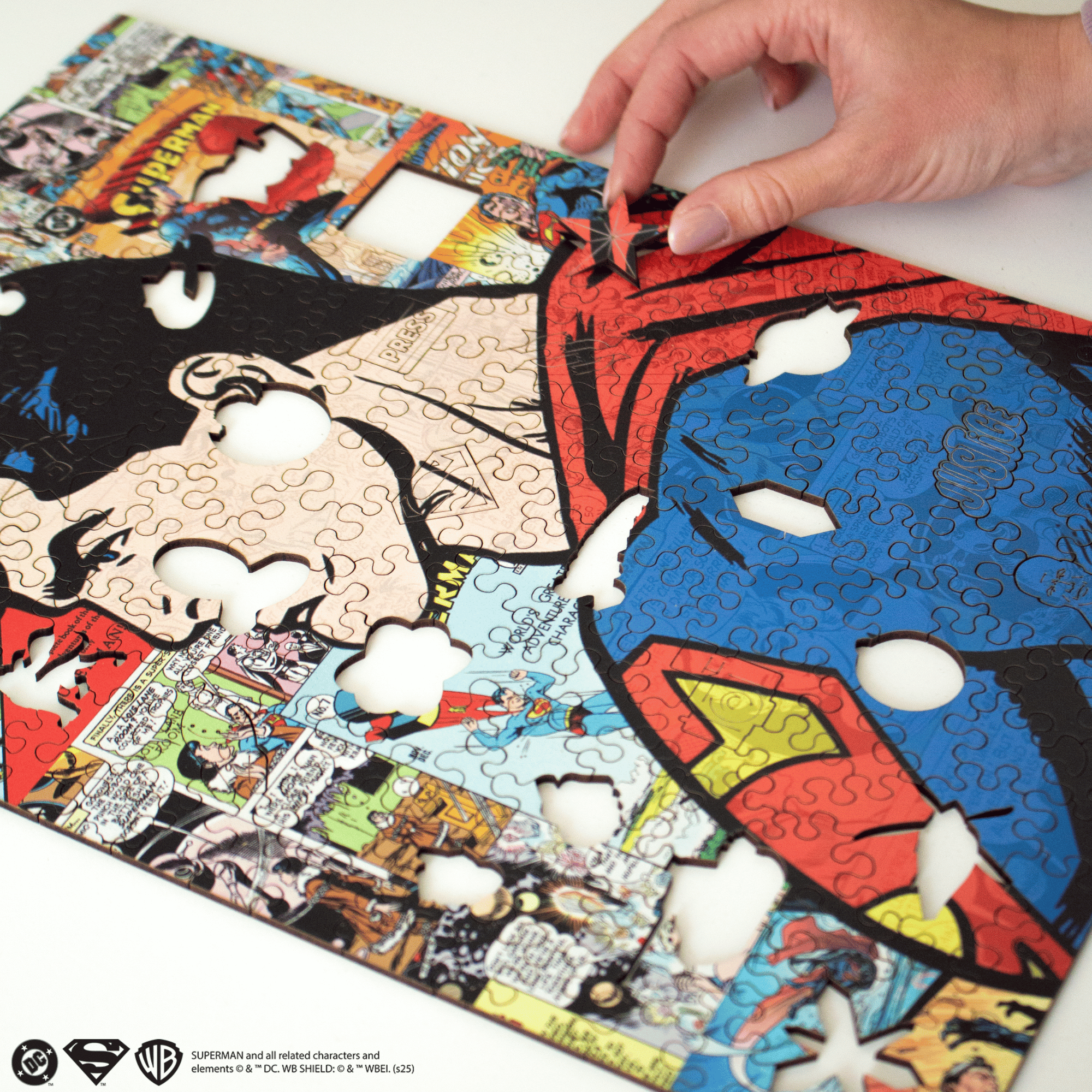 Дерев'яний пазл DC Superman™ – Comic Icon