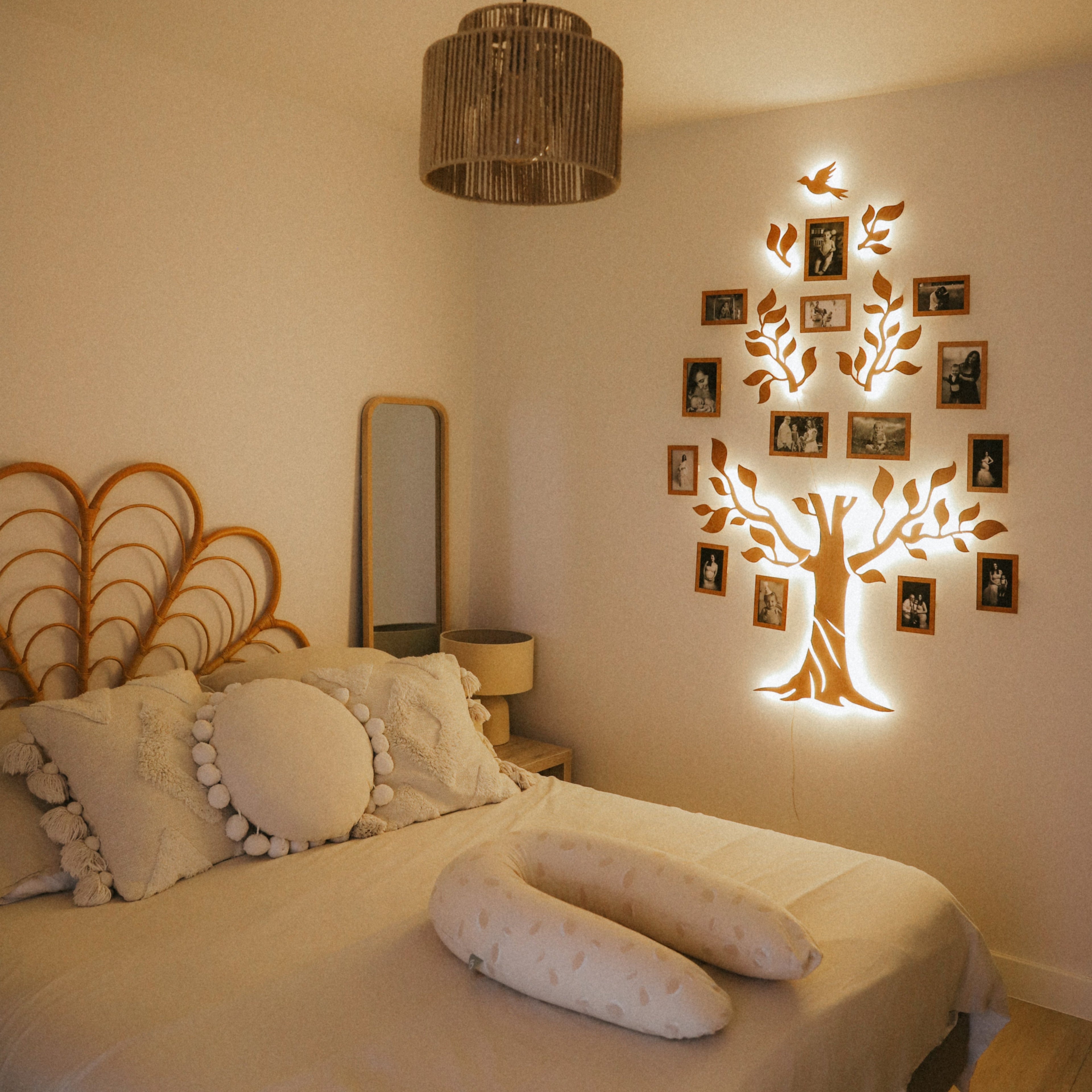 lighted family tree