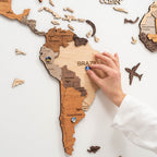 Wooden World Landmarks Pins