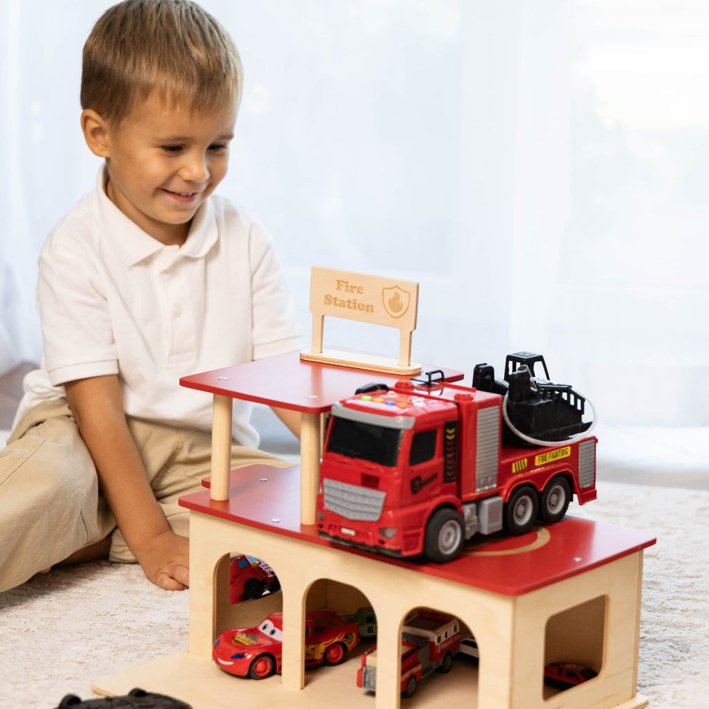 toy firehouse for kids