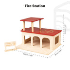 fire station toy dimensions