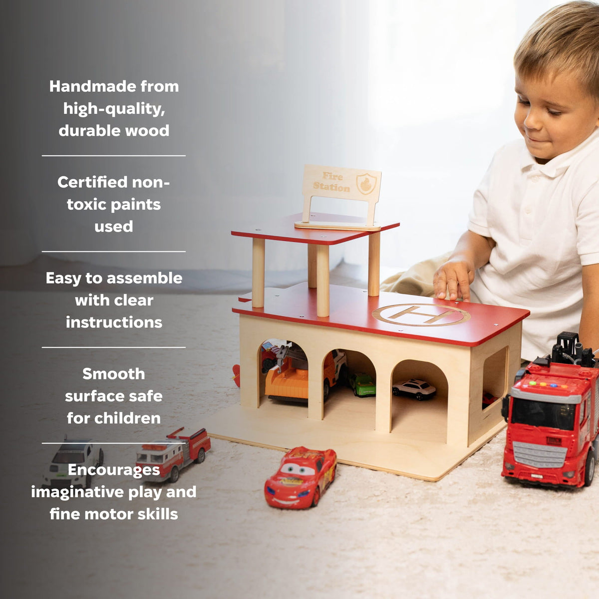 eco wooden fire station