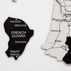 3D Wooden Map of France - Nordik