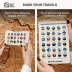 3D Wooden Map of France - Oak