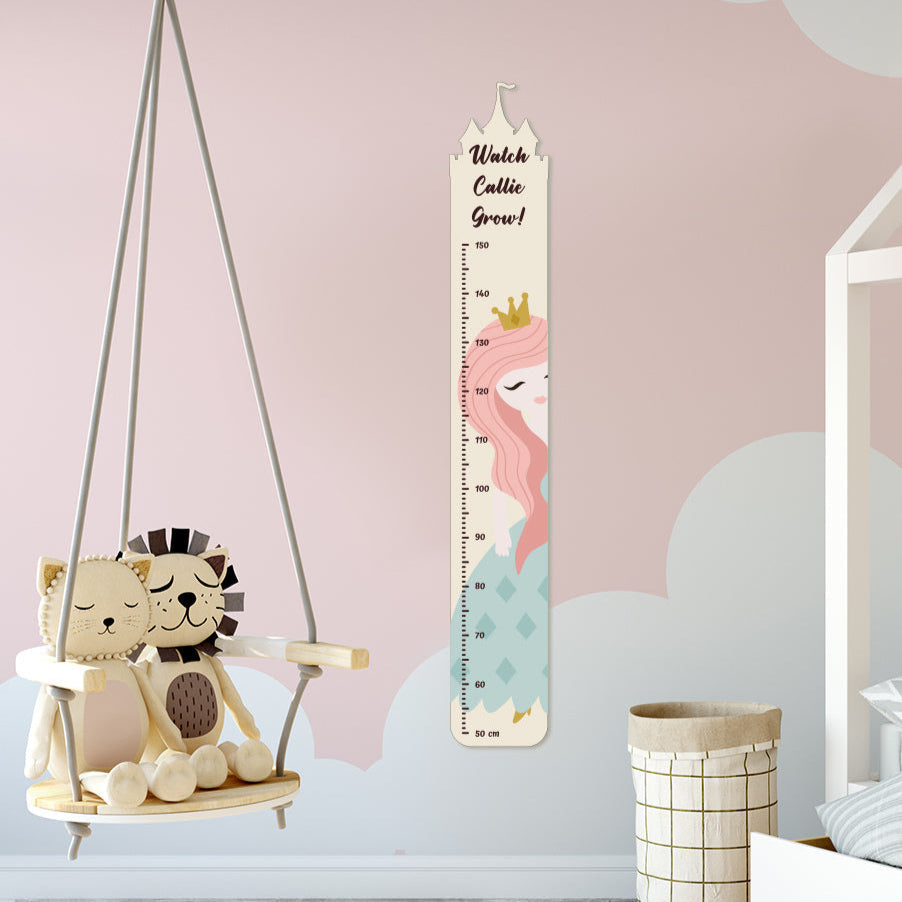 wooden heigh chart