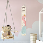 wooden heigh chart