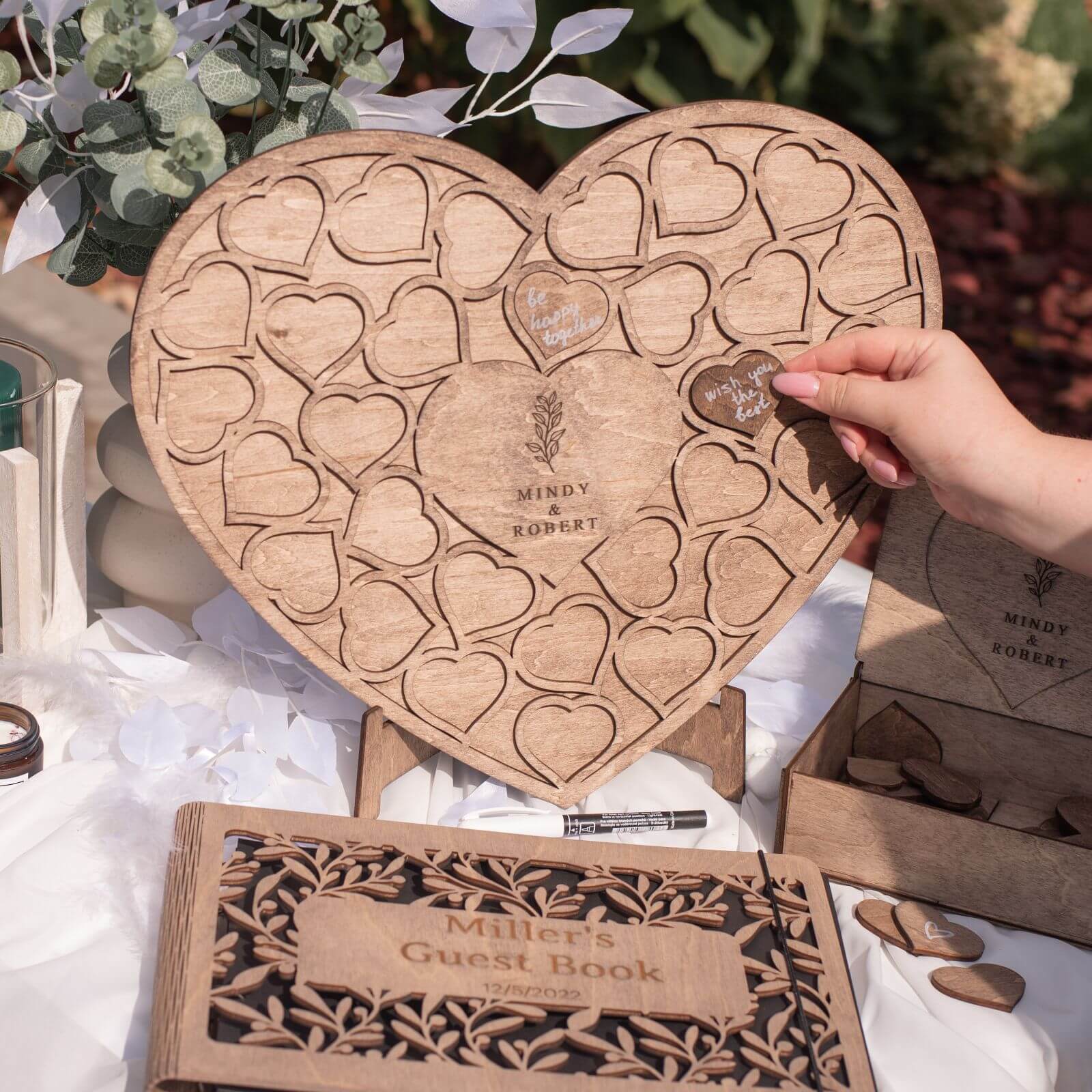 Alternative Wedding Guest Book Heart