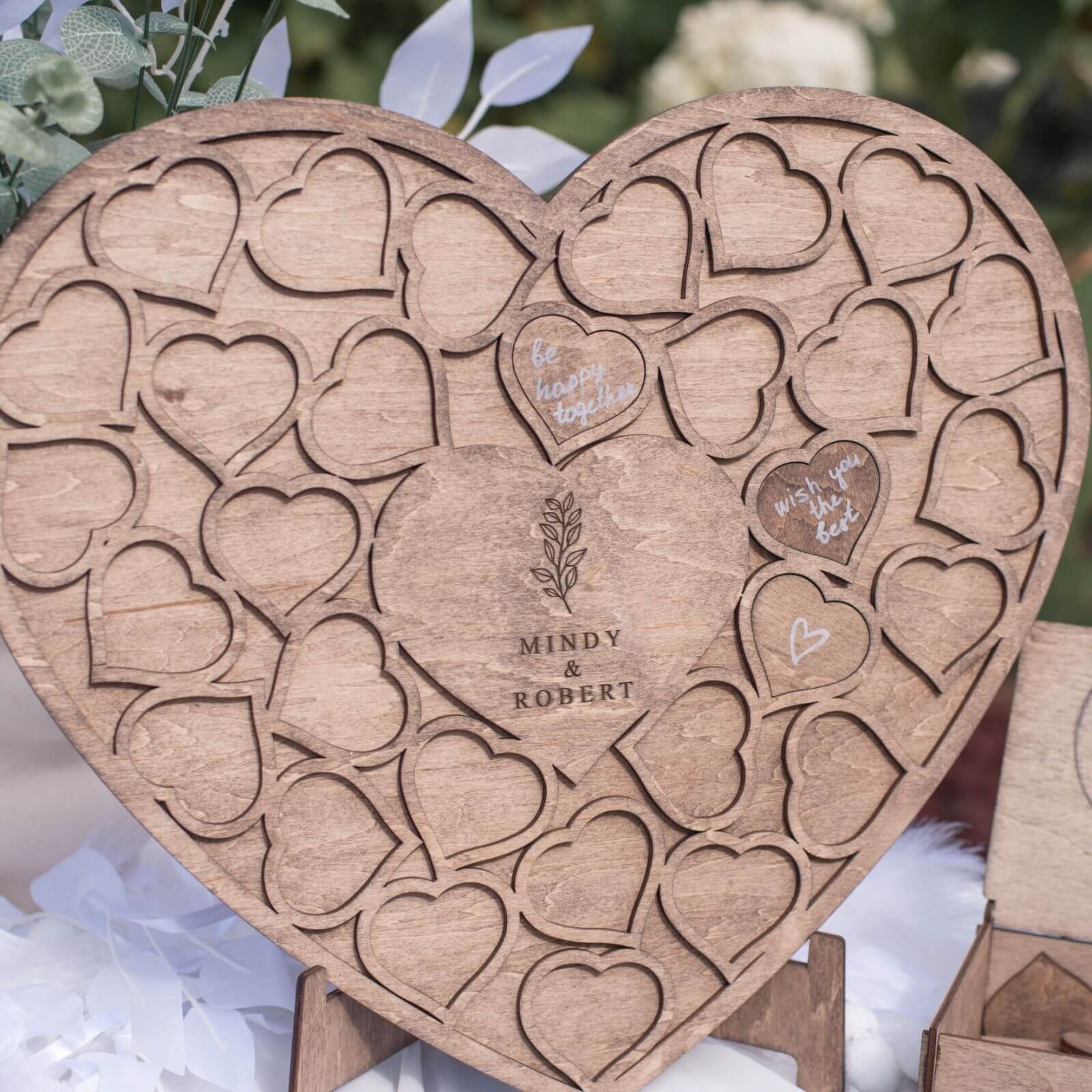 Alternative Wedding Guest Book Heart