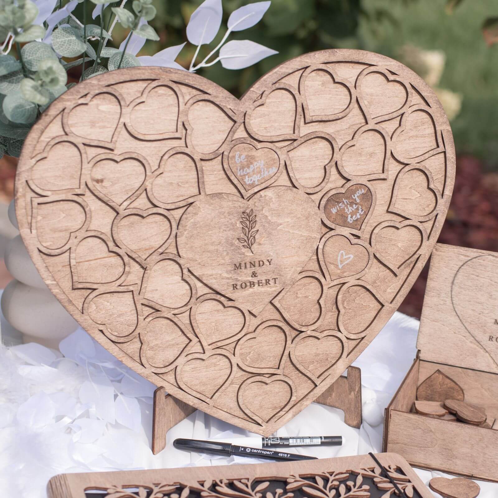 Alternative Wedding Guest Book Heart