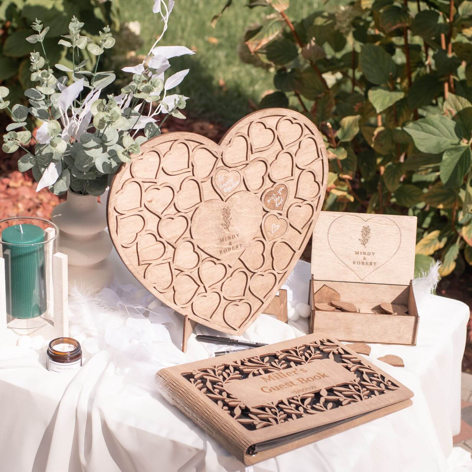 Alternative Wedding Guest Book Heart