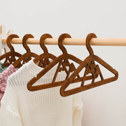  wooden hangers kids