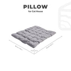 Cat Cushion Pillow - Gray