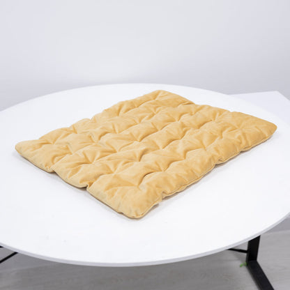 Dog House Pillow - Yellow