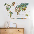 interactive wall map for kids