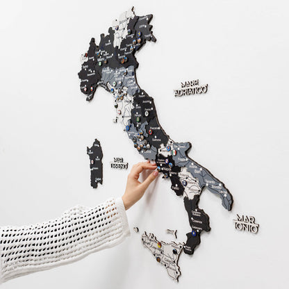 3D Wooden Map of Italy - Nordik