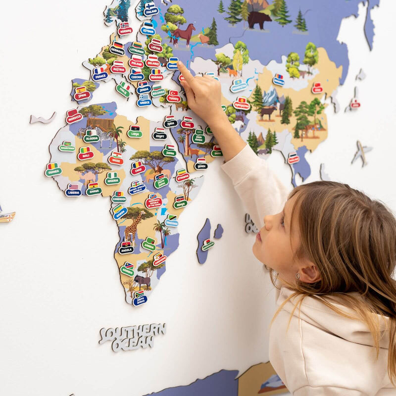 Kid's Wall Map