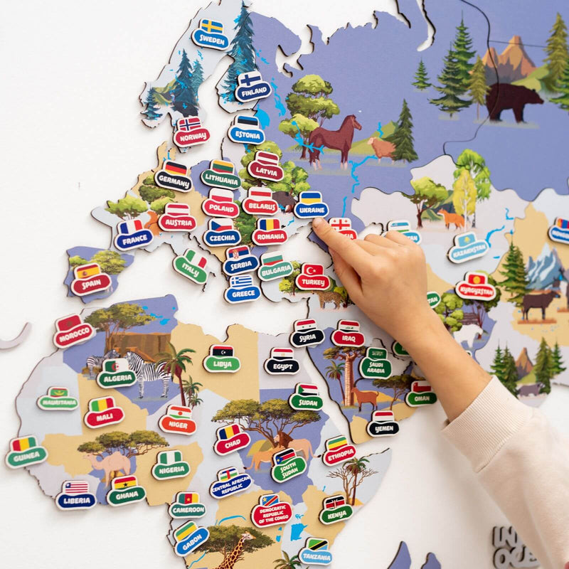 Kid's Wall Map