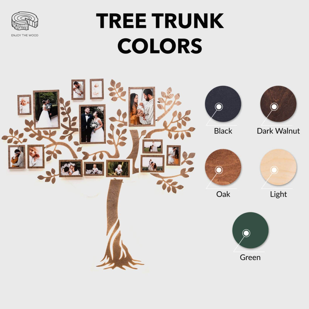 lighted family tree for wall