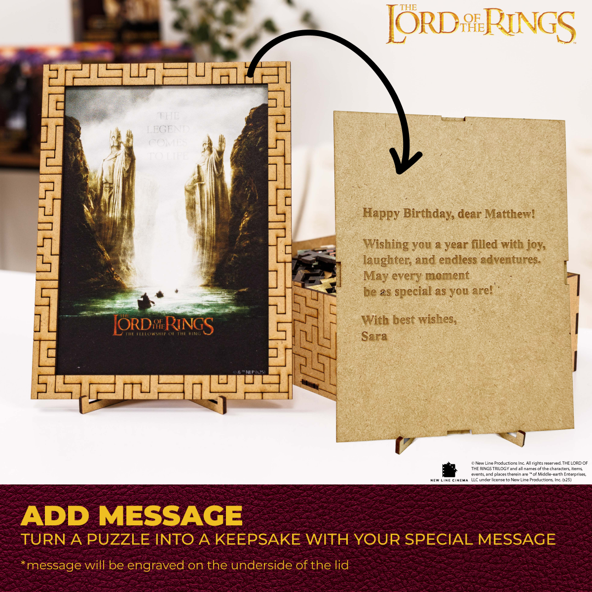 The Lord of the Rings™ Wooden Puzzle - The Legend Comes to Life