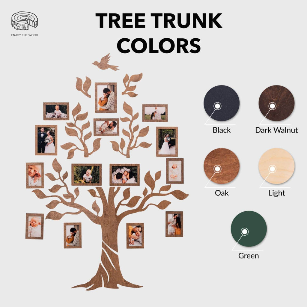 lighted family tree