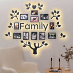 lighted tree wall decor