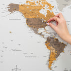 map canvas with countries