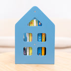 blue book shelves