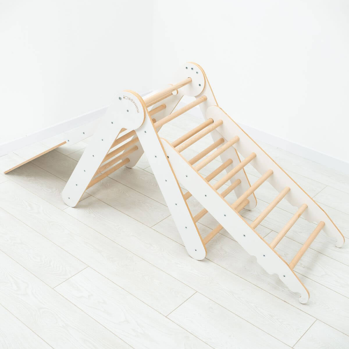 montessori wood climbing set