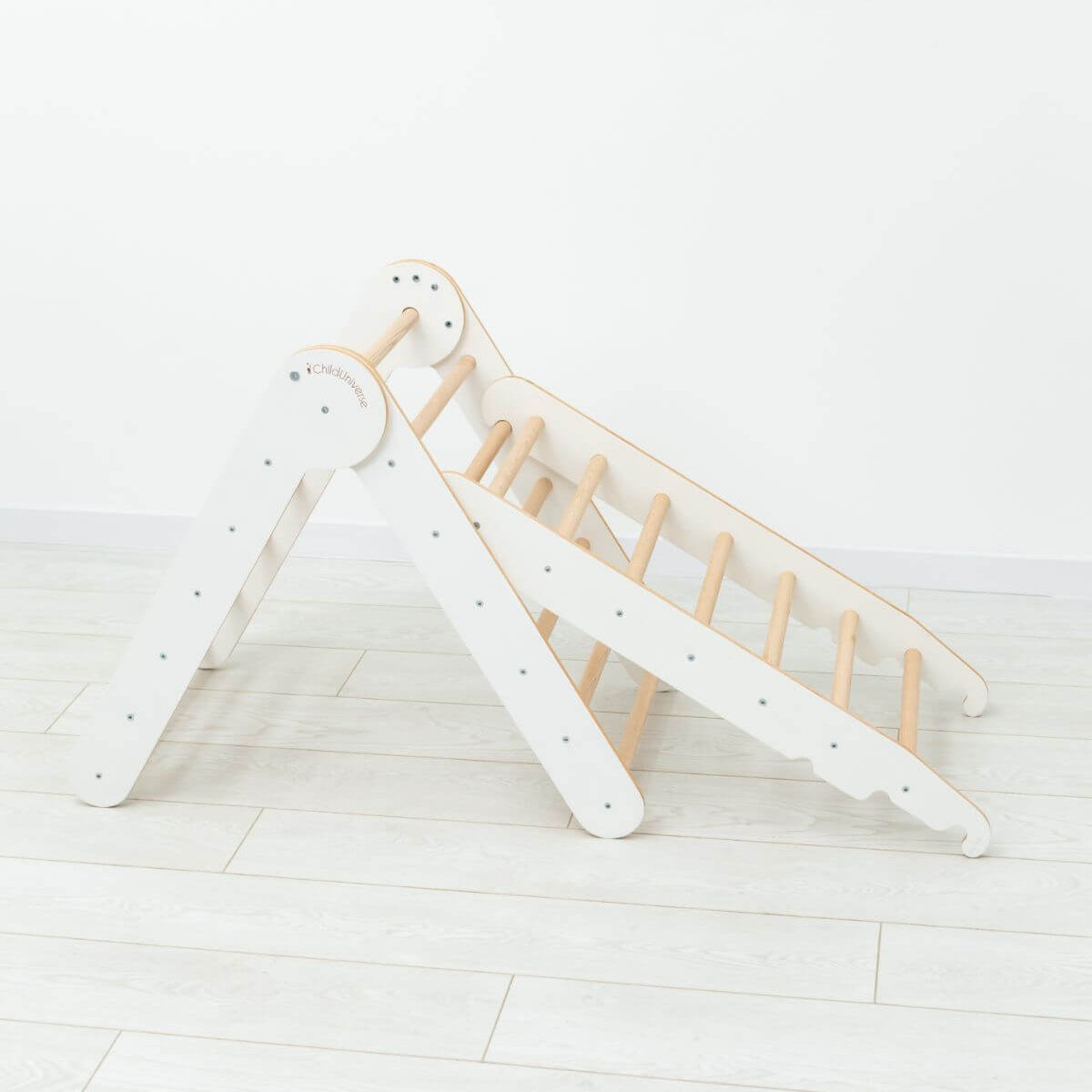montessori wood climbing set
