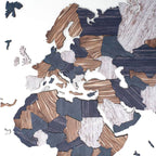 world map colored mystery
