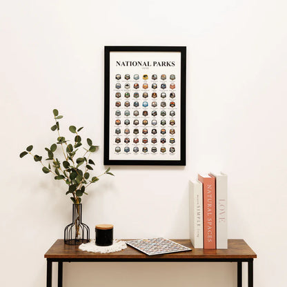 Custom Travel Tracker Poster