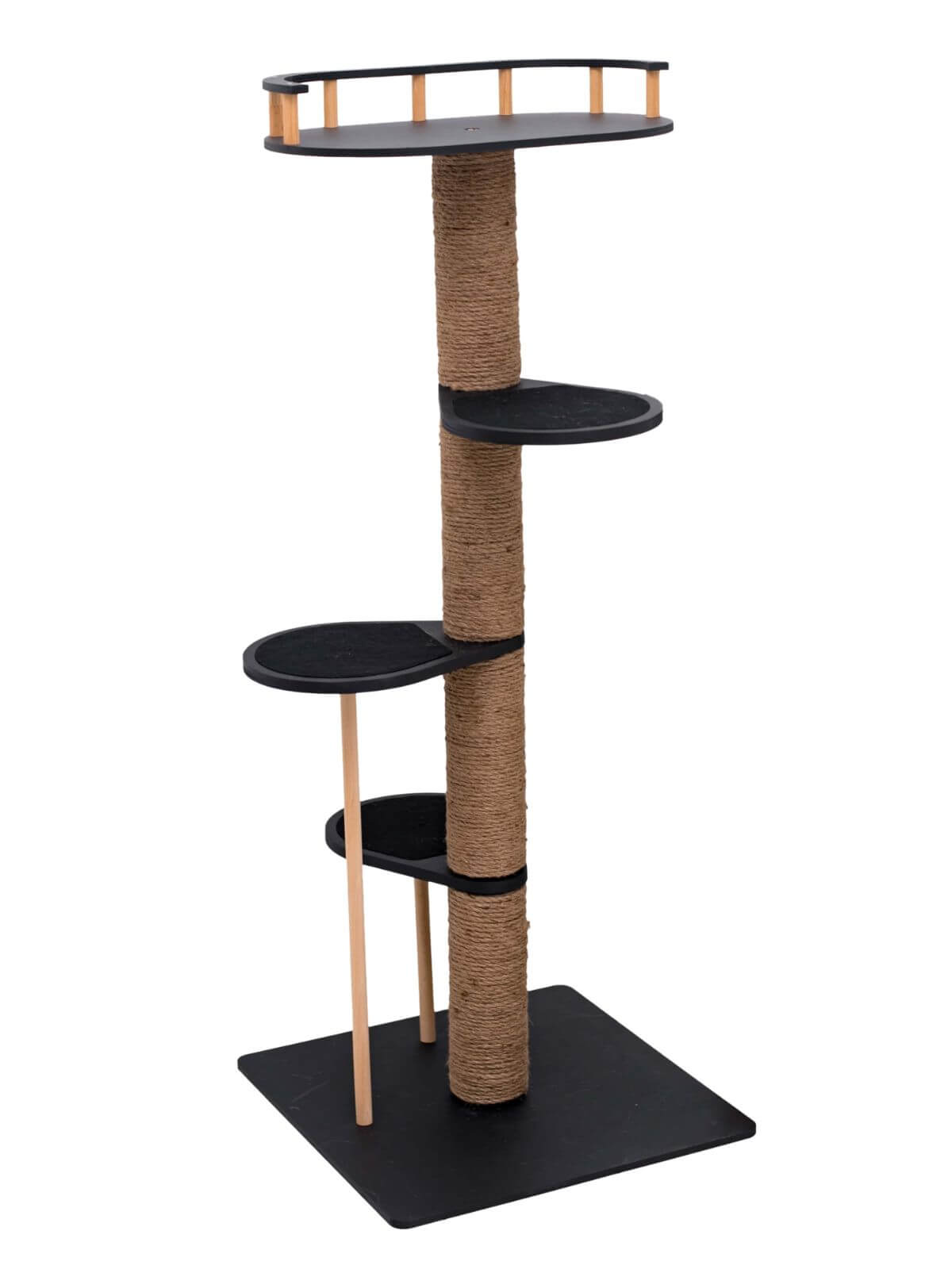 wooden cat tree