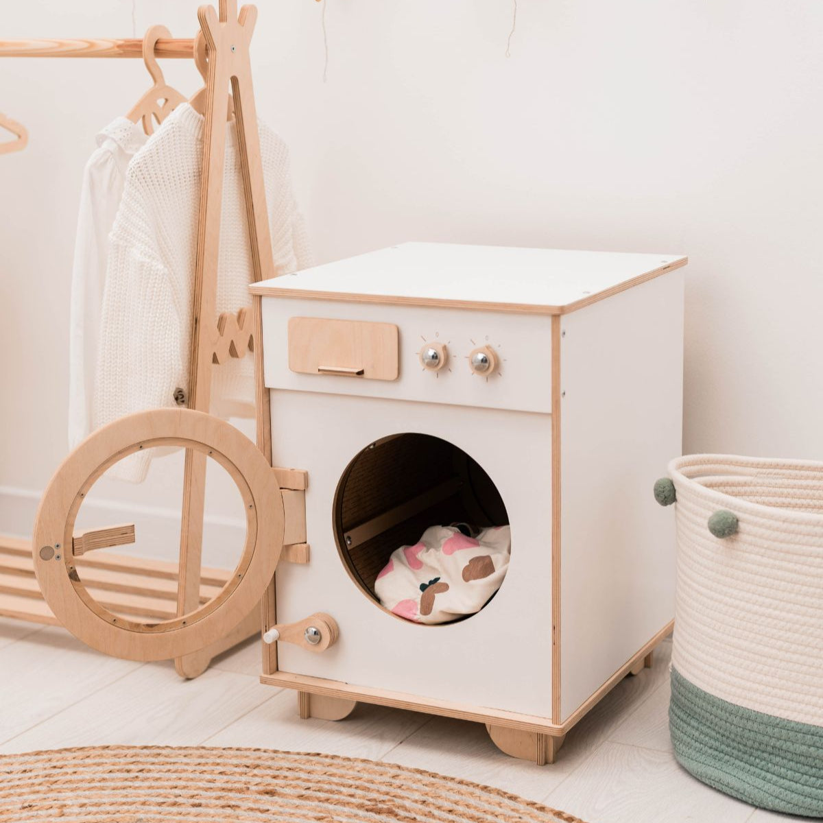 toy washing machine wooden