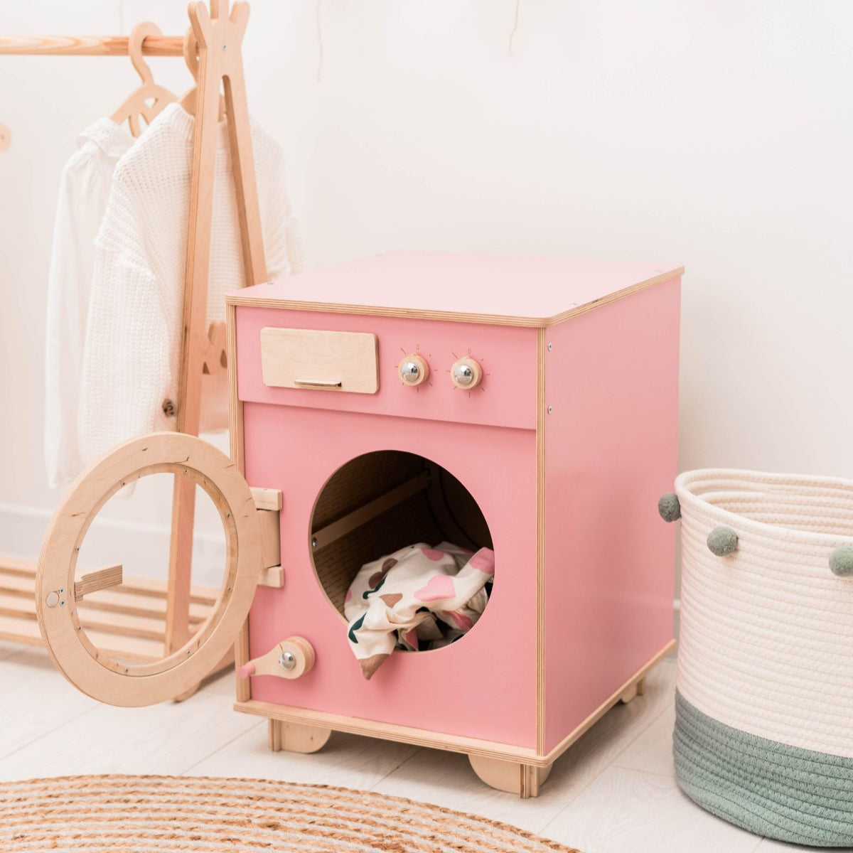 toy washing machine wooden