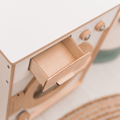 wooden washing machine toy